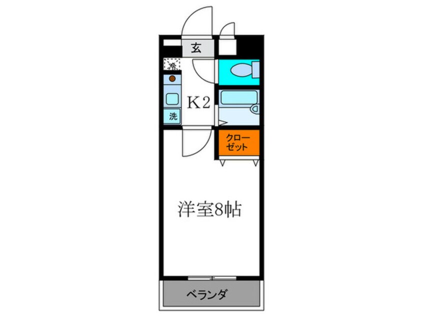 間取図 ア－ル河原町