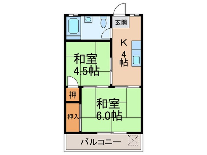 間取り図 サンハイム北舞子