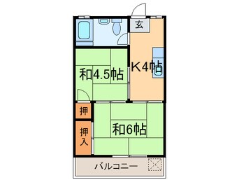 間取図 サンハイム北舞子