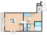 フジパレス三国ヶ丘I番館 1Kの間取り