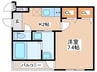 フジパレス三国ヶ丘I番館 1Rの間取り