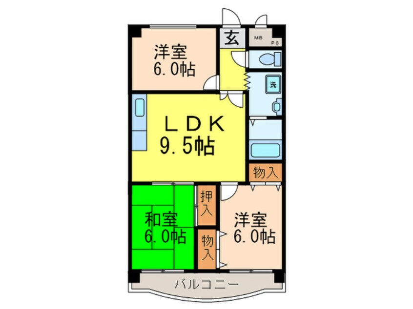 間取図 グレイス泉丘