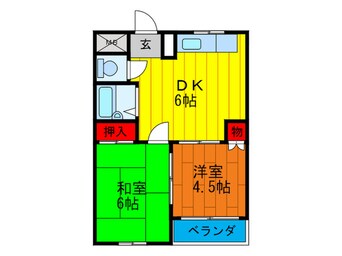 間取図 メゾンコスモ