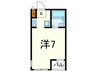 アルコーブ王子 1Rの間取り