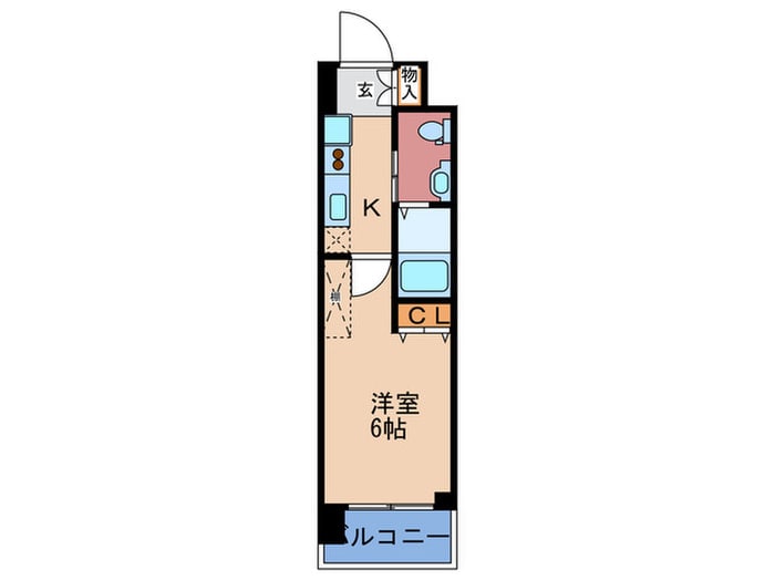 間取り図 ｴｽﾃﾑﾌﾟﾗｻﾞ梅田中崎町Ⅲ(S907)