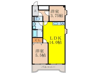 間取図 メゾン千里中央