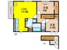 令和高浜館 2LDKの間取り