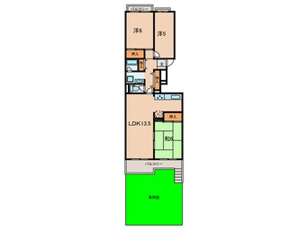 間取図 メゾン住吉川（１０６）