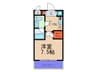 ｱｸﾛｽ福島ｱ-ﾊﾞﾝﾋﾙｽﾞ(902) 1Kの間取り