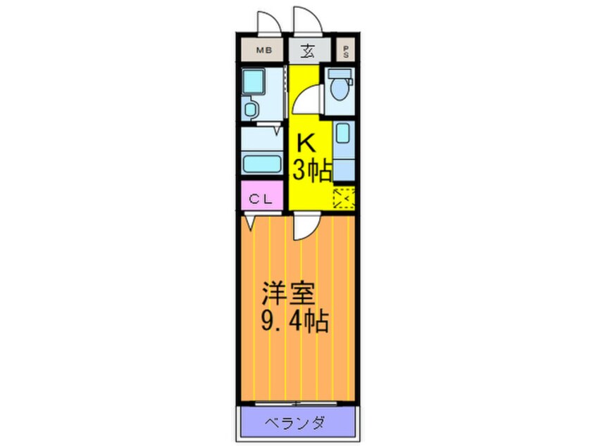 間取図 エレガント叶Ⅱ