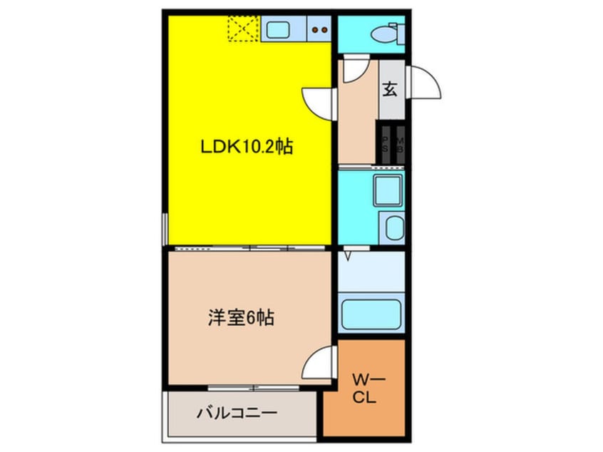 間取図 フジパレス堺浅香Ⅱ番館