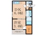 toi et moi 1DKの間取り