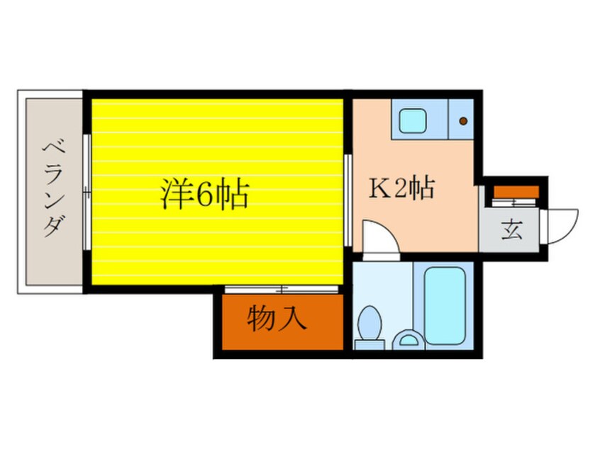 間取図 北白川ガーデンパレス