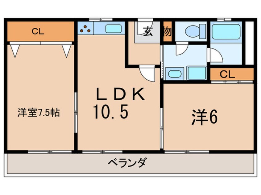 間取図 パラツィーナ二見