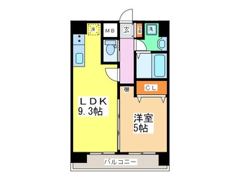 間取図 ウインズコート今福西