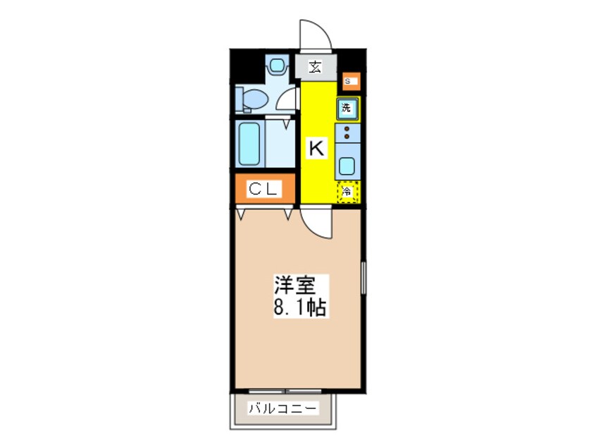 間取図 ウインズコート今福西