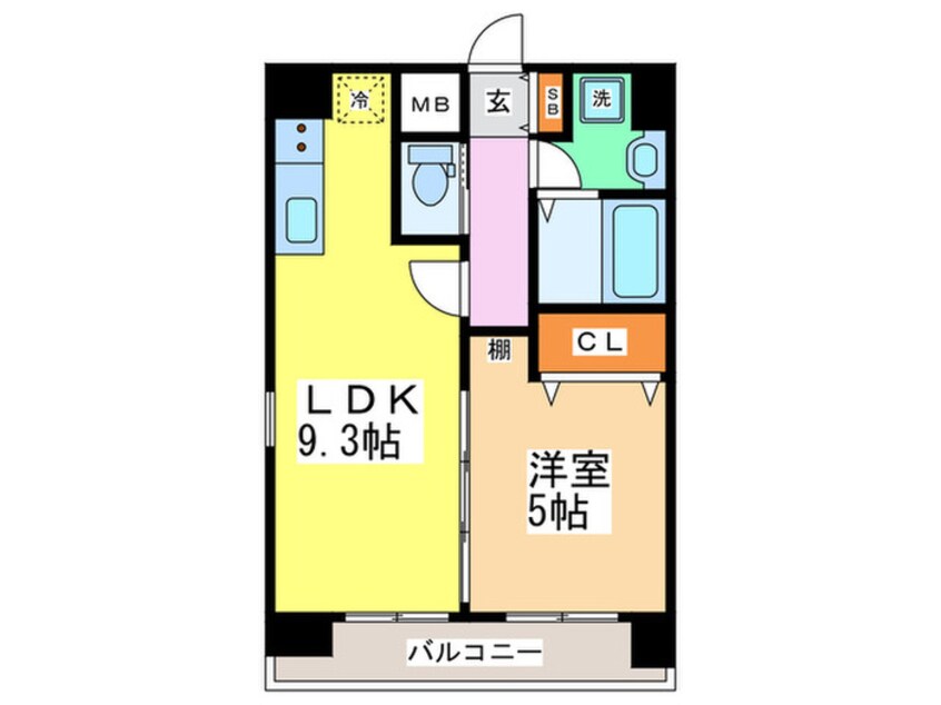 間取図 ウインズコート今福西