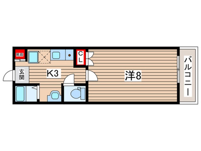 間取図 龍安寺コープ