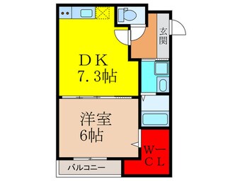 間取図 フジパレス吉田WEST