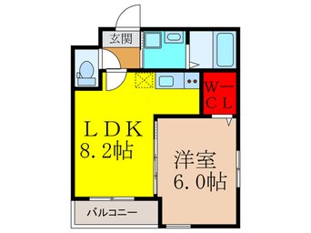 間取図 フジパレス吉田EAST