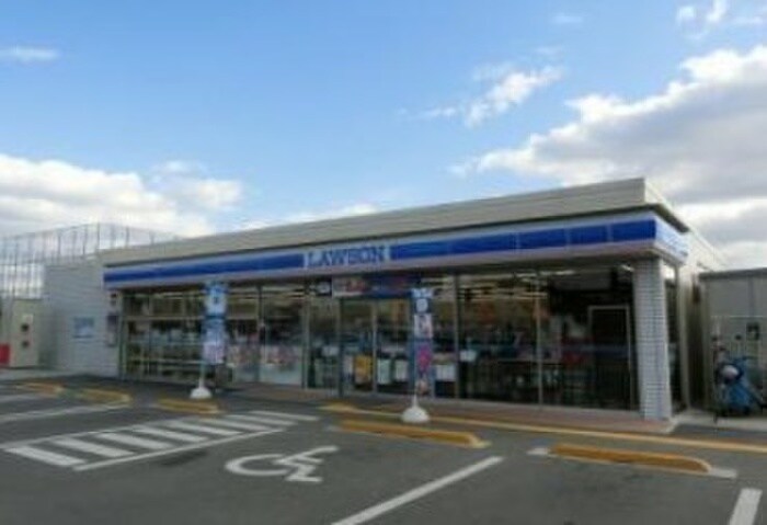 ローソン八尾沼店(コンビニ)まで350m エスポワールⅠ