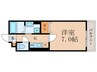 ASUKAⅡ 1Kの間取り