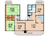 泉北鴨谷台三丁第弐住宅壱号棟 4LDKの間取り