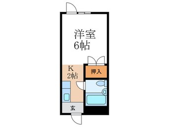 間取図 ＭＡＩＳＯＮ　ＢＬＡＮＣＨＥ
