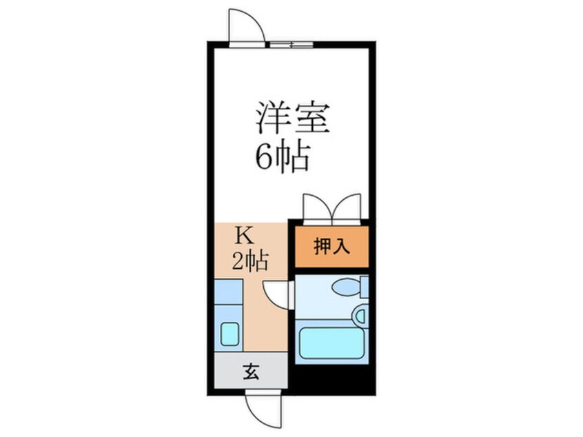 間取図 ＭＡＩＳＯＮ　ＢＬＡＮＣＨＥ
