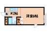 ＭＡＩＳＯＮ　ＢＬＡＮＣＨＥ 1Kの間取り