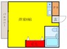 プルシャン下穂積 1Rの間取り