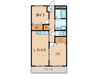 間取図 タカソウハイツ 熊野