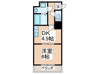 間取図 リビエール増井