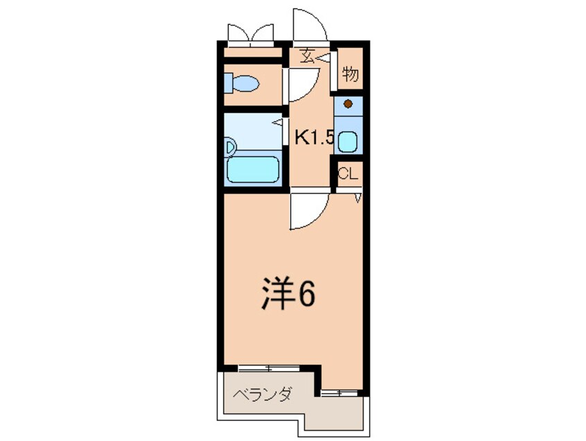 間取図 メゾン大和 5