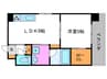 カ－サフィオ－レ桂 1LDKの間取り