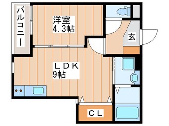 間取図 グランパシフィック萱島Ⅱ