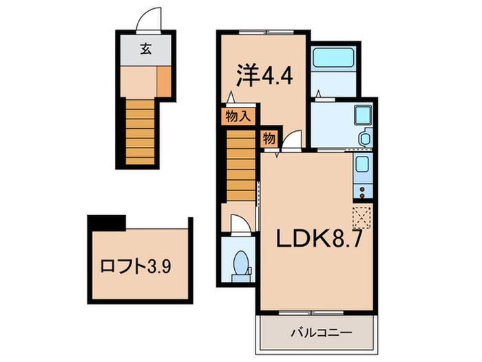 間取り図 シャール苦楽園