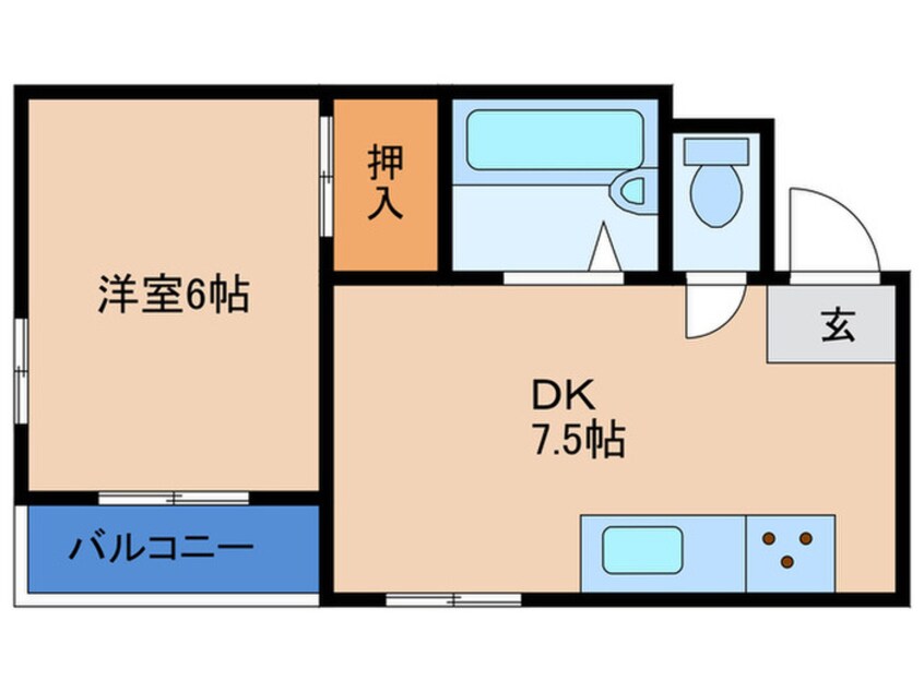 間取図 ハイツフローレス