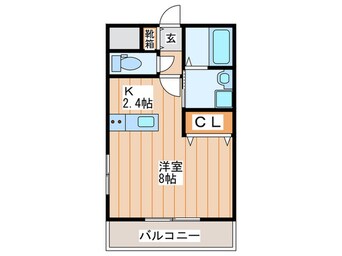 間取図 シャンブル萱島