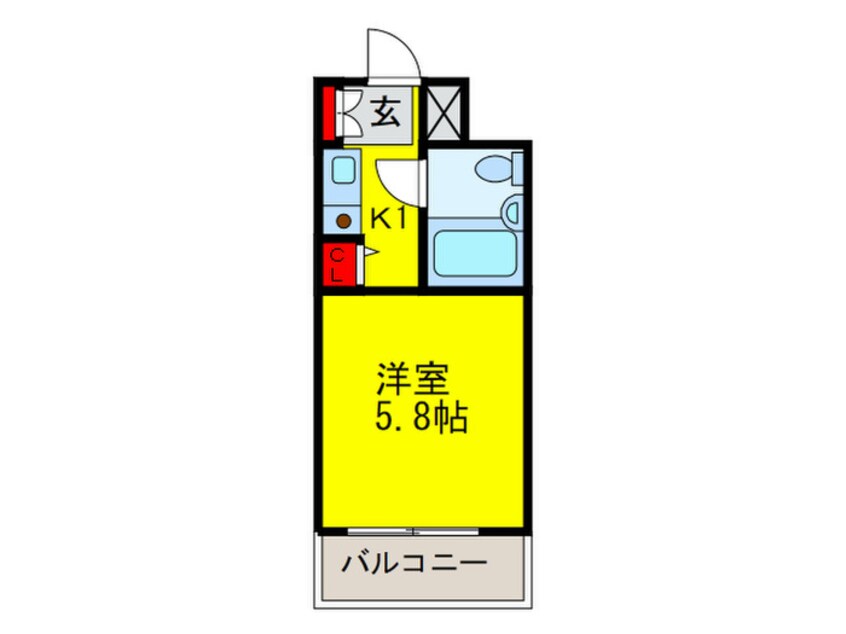 間取図 フィオーレ都島北