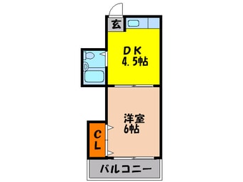 間取図 メゾンフレンド箕面