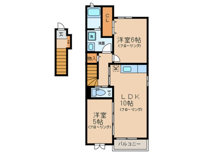 間取図 エスポワール道場