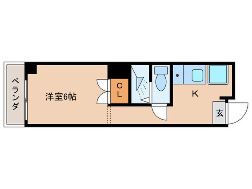 間取図 セゾン大黒町