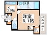 トラウテスハイム 1Kの間取り