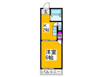 間取図 コスモハイツエコ－