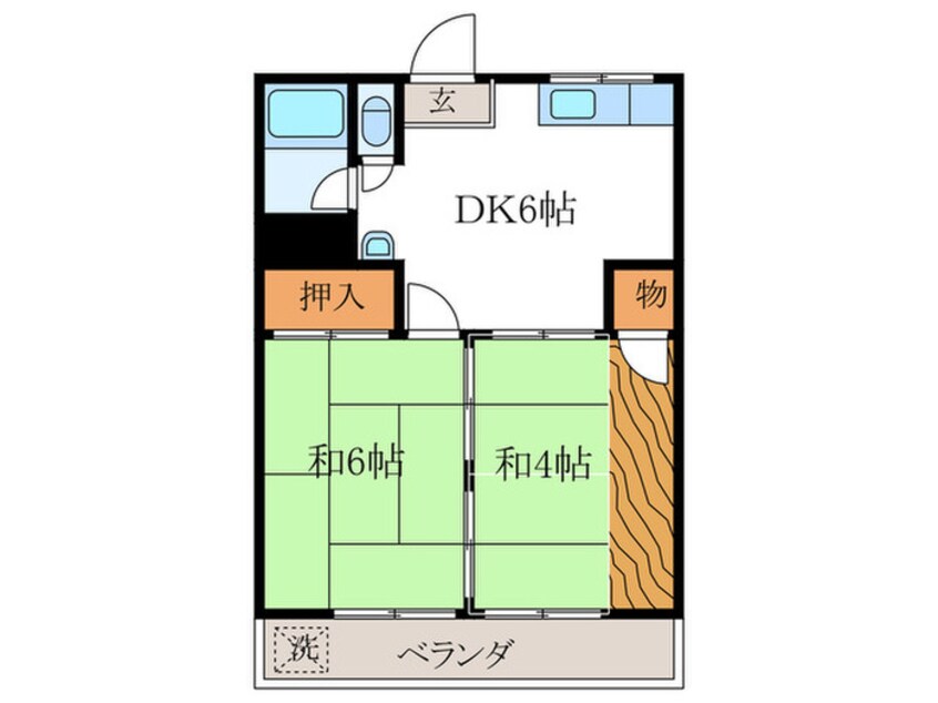 間取図 出町マンション