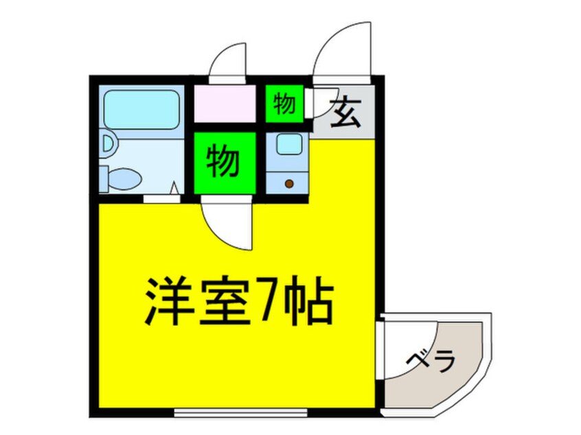 間取図 シティーメゾンフェニックスⅦ