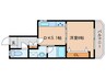 坂上コーポラス 1DKの間取り