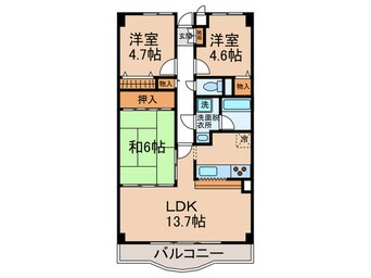 間取図 デメテル高取台
