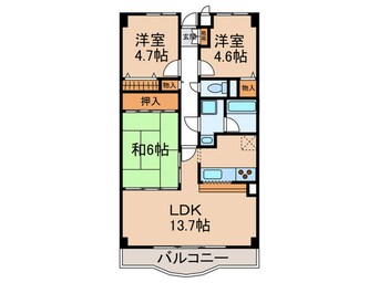 間取図 デメテル高取台